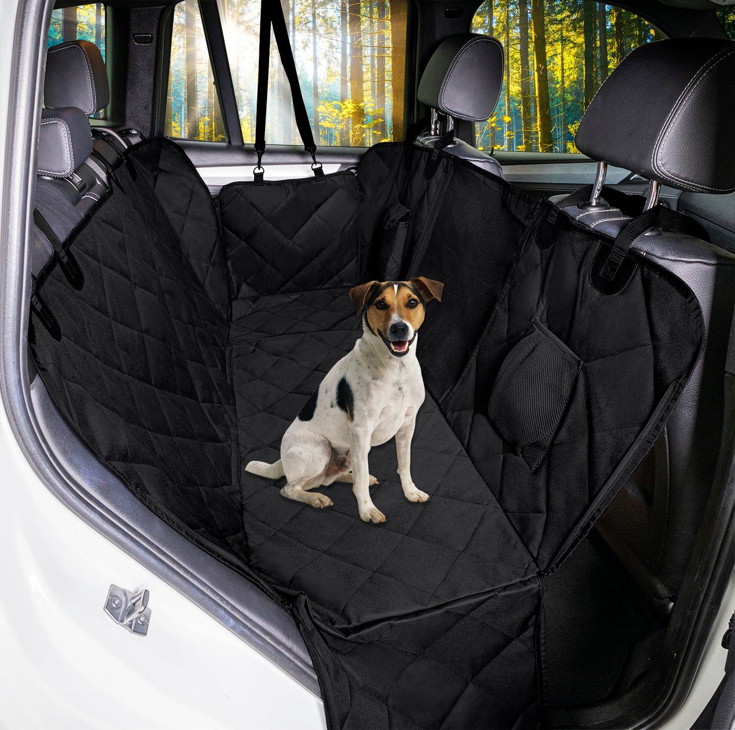 PawsLoving™ Back Seat Cover – Universal Fit Dog Car Hammock